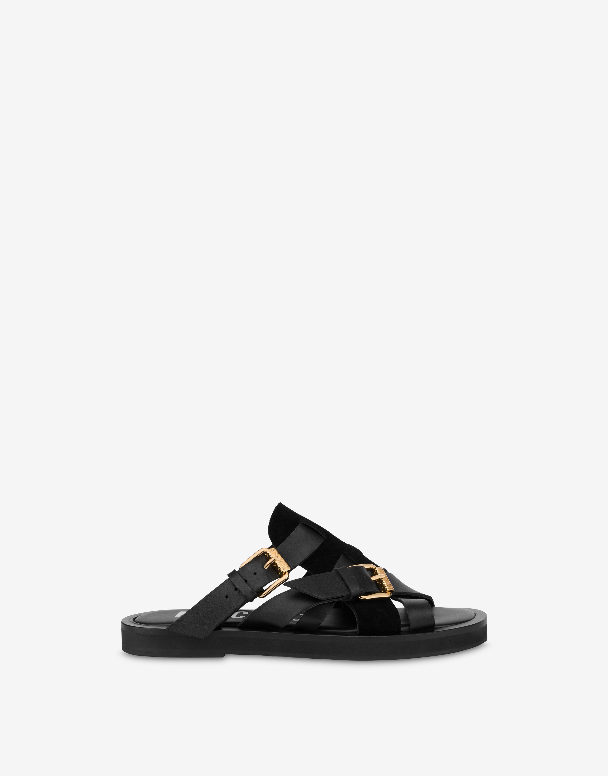 DOUBLE BUCKLE SANDALS - 2