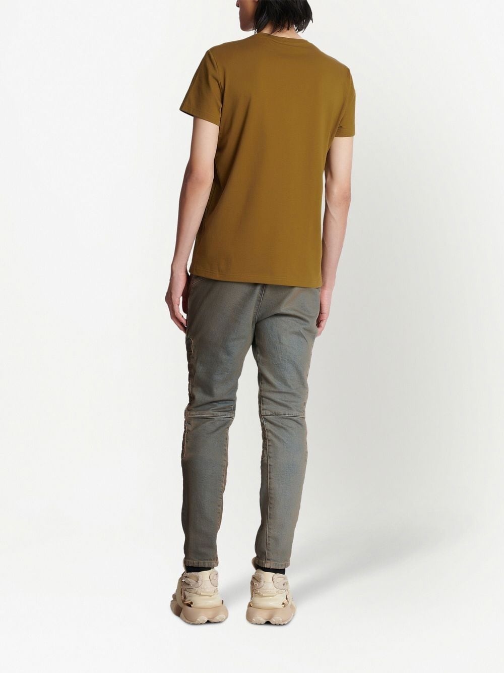 logo-print cotton T-shirt - 3