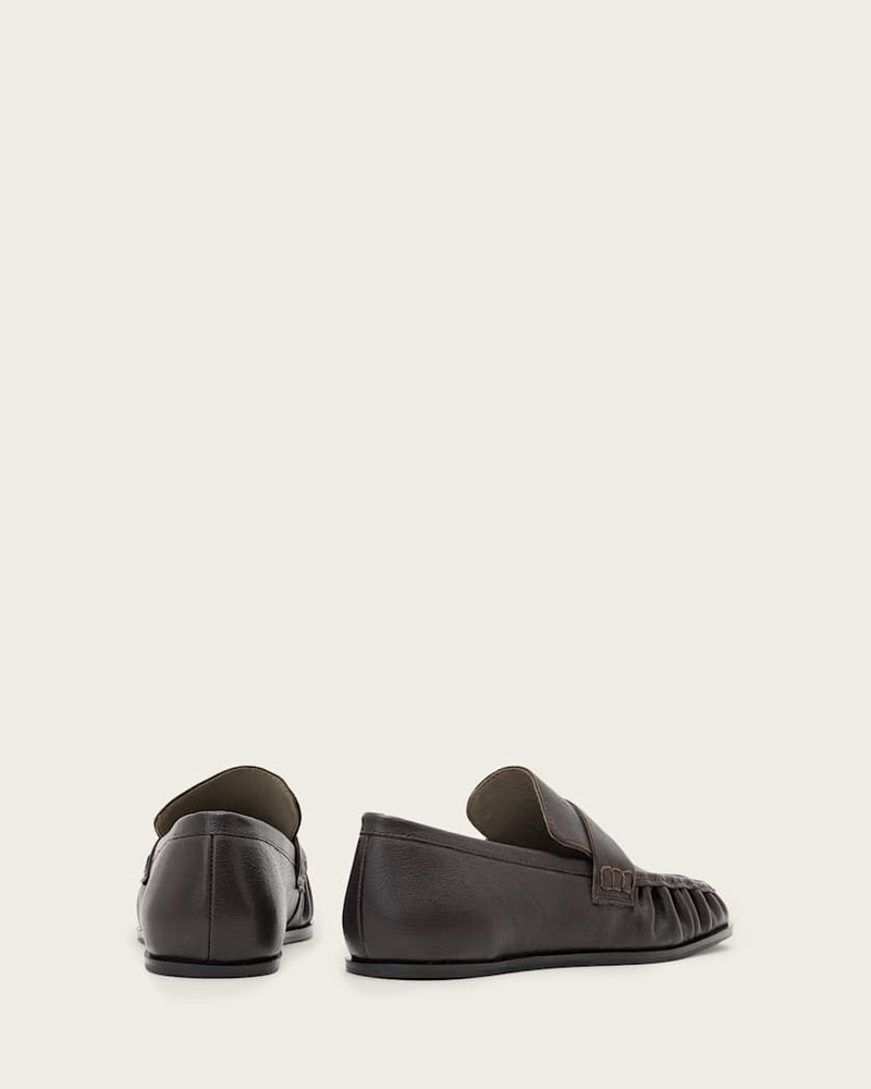 JULIE STUDDED LEATHER LOAFERS 5