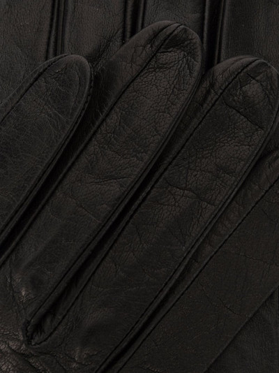 MANOKHI slip-on leather gloves outlook
