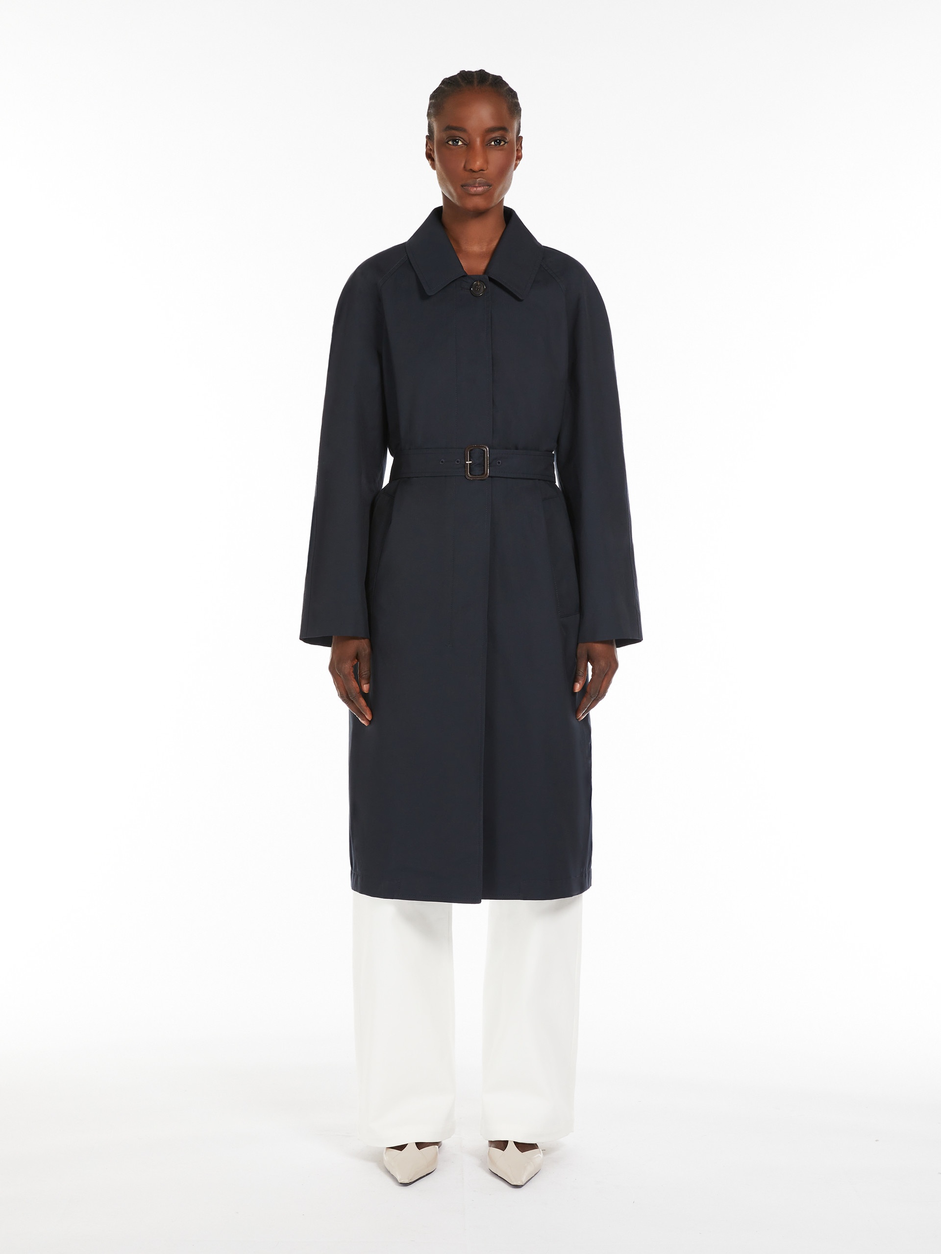 ORLEANS Single-breasted water-repellent twill trench coat - 3