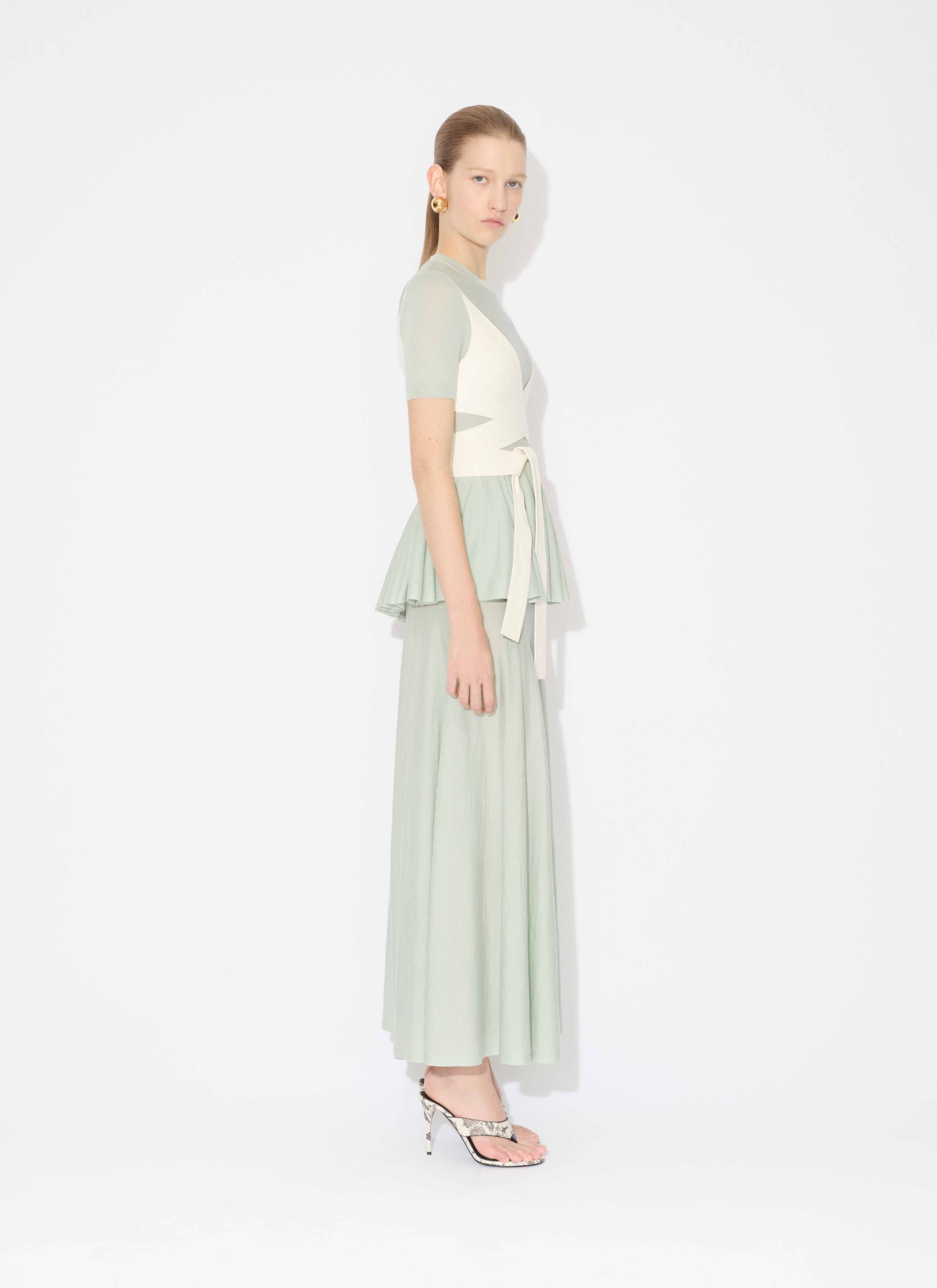 MERINO WOOL MAXI SKIRT - 4