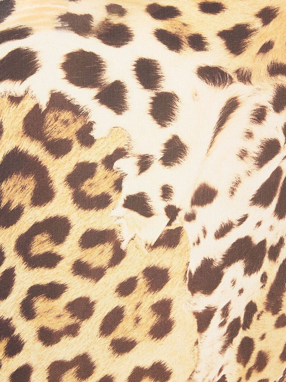 Jaguar-print blouse - 6