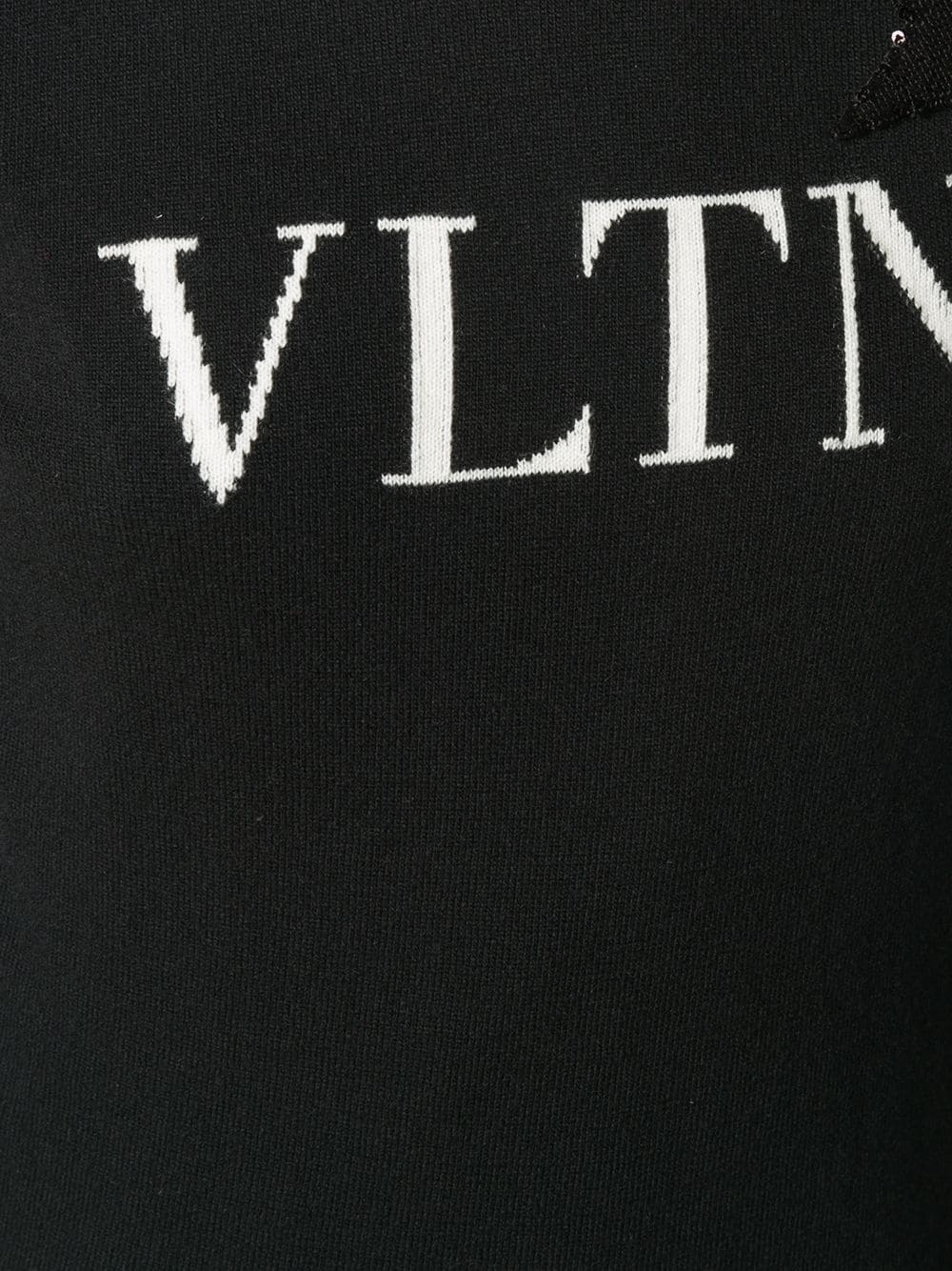 VLTN star-patch knitted jumper - 5