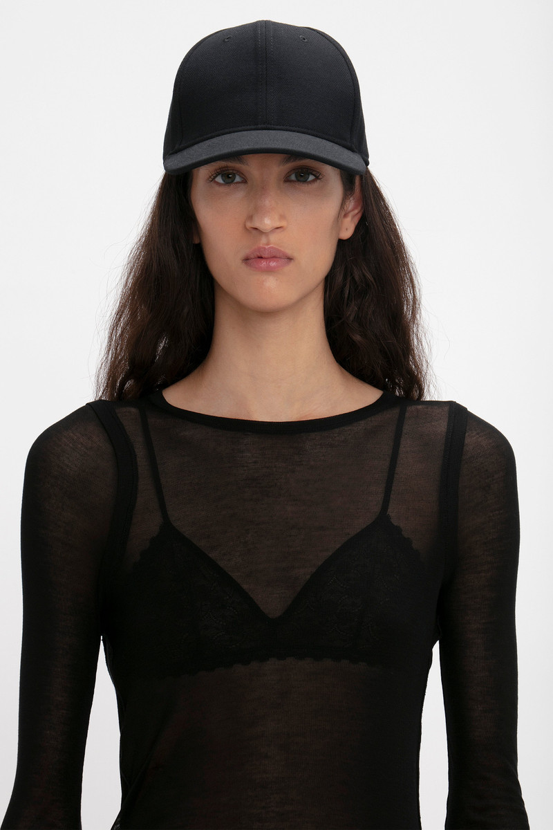 Logo Cap In Black 7