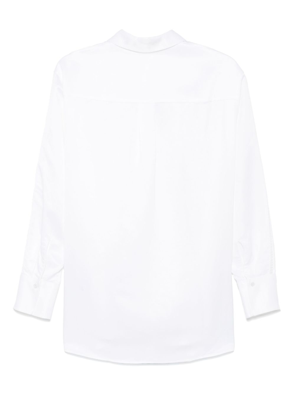 lace-detailed shirt - 2