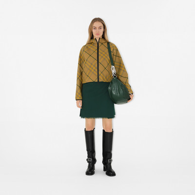 Burberry Cropped Check Lightweight Jacket outlook