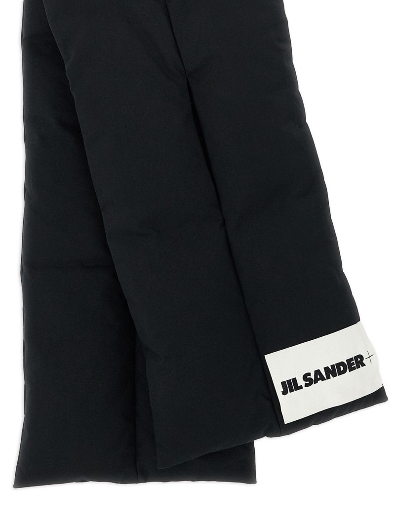 padded logo-patch scarf 3