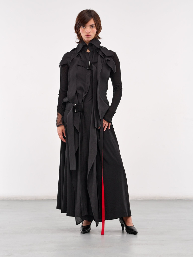 Yohji Yamamoto Sheer Paneled Long Sleeve Tee outlook