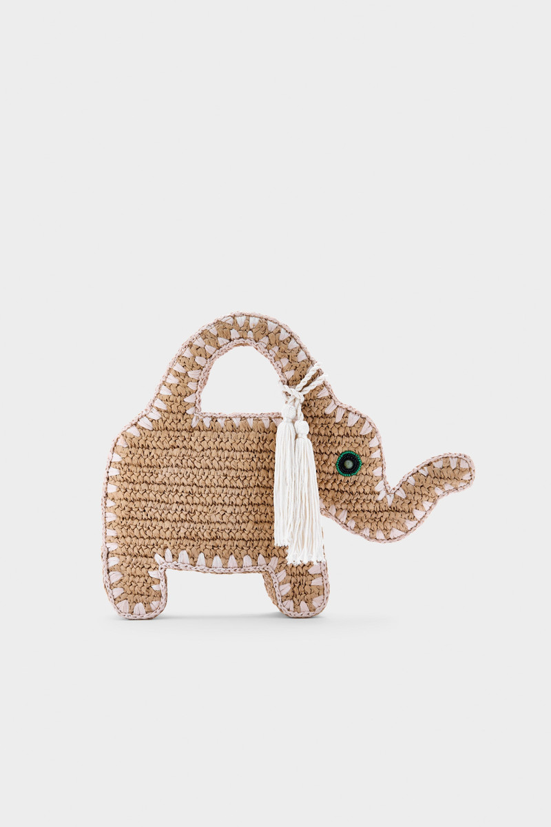 Elephant Bag In Natural 1