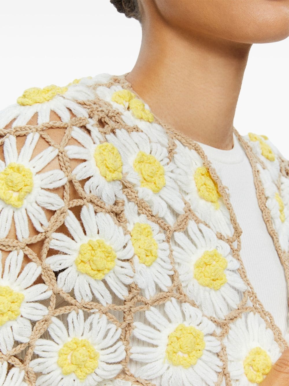 Anderson daisy crochet cardigan - 6