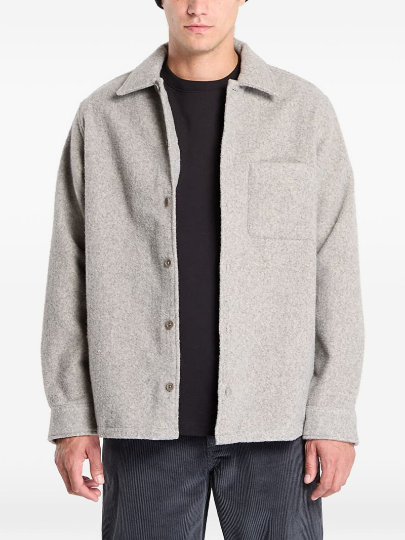 felted button-up jacket 1