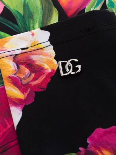 Dolce & Gabbana logo floral gloves outlook