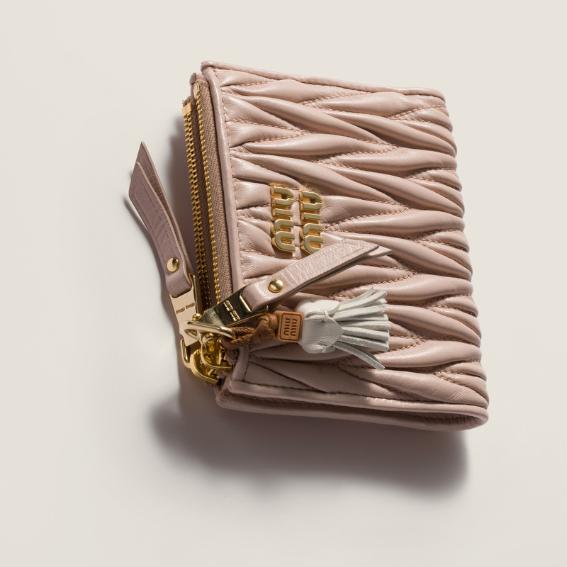 Miu Miu Leather micro trick outlook
