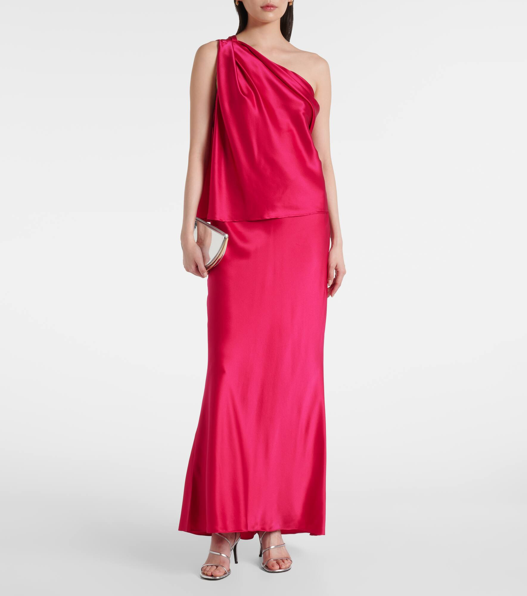 Bias silk satin maxi skirt - 2