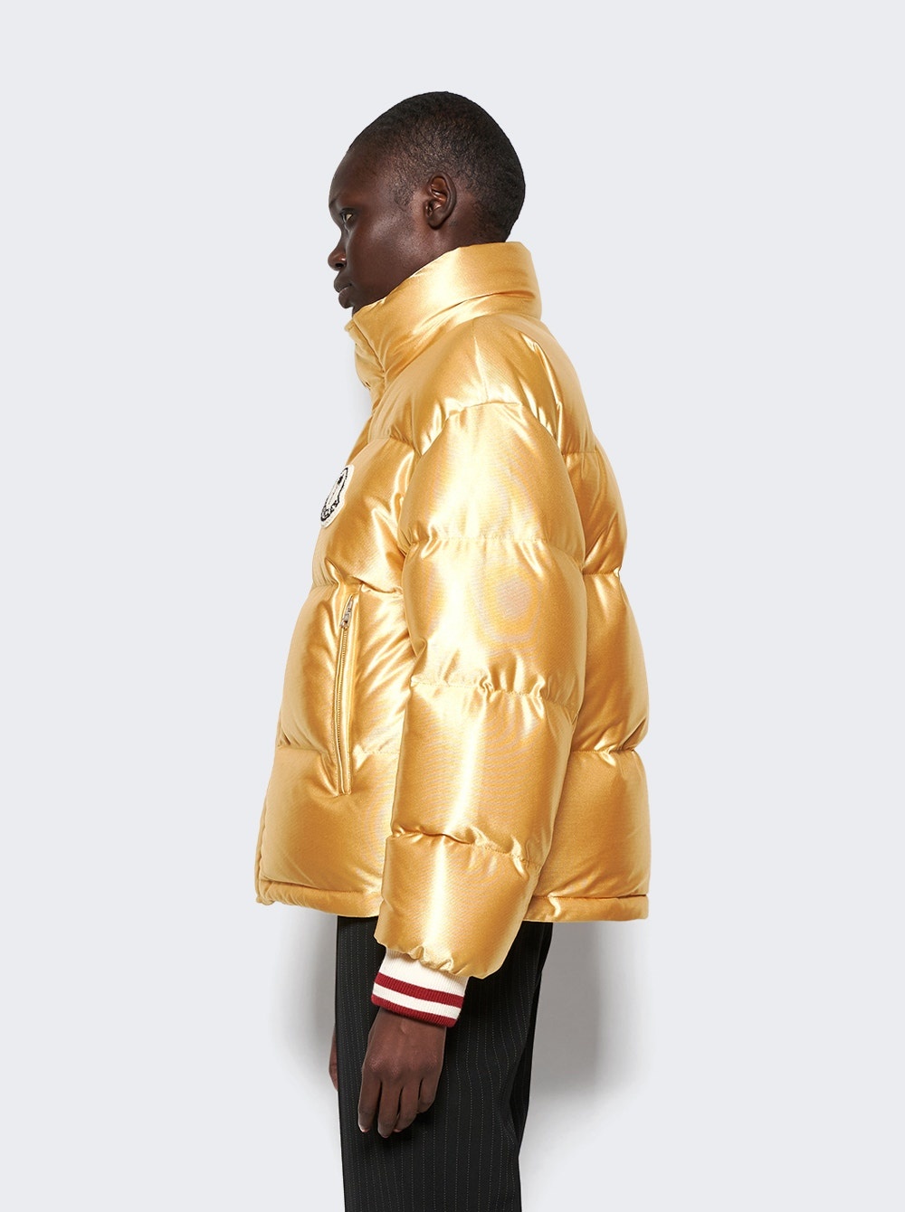 X Palm Angels Keon Shine Puffer Jacket - 4