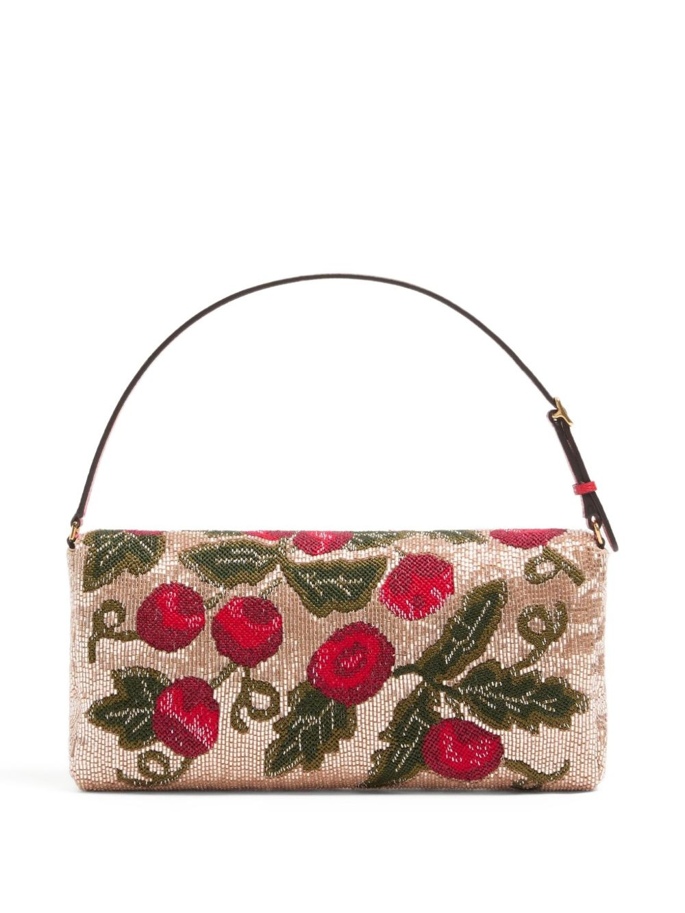 embroidered beaded shoulder bag - 3