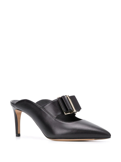 Salvatore Ferragamo Vara bow 80mm mules outlook