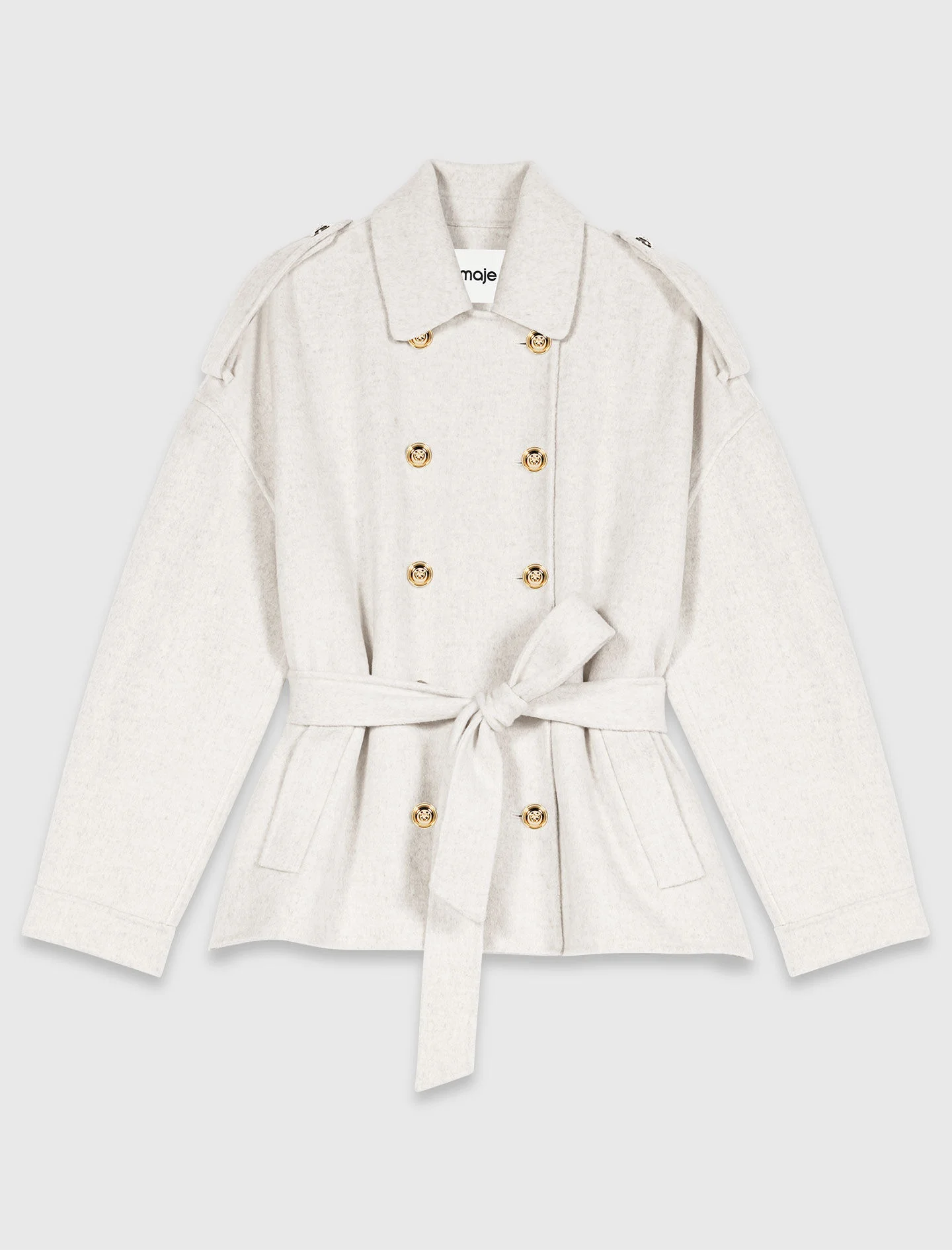 Double-faced mid-length coat - 1