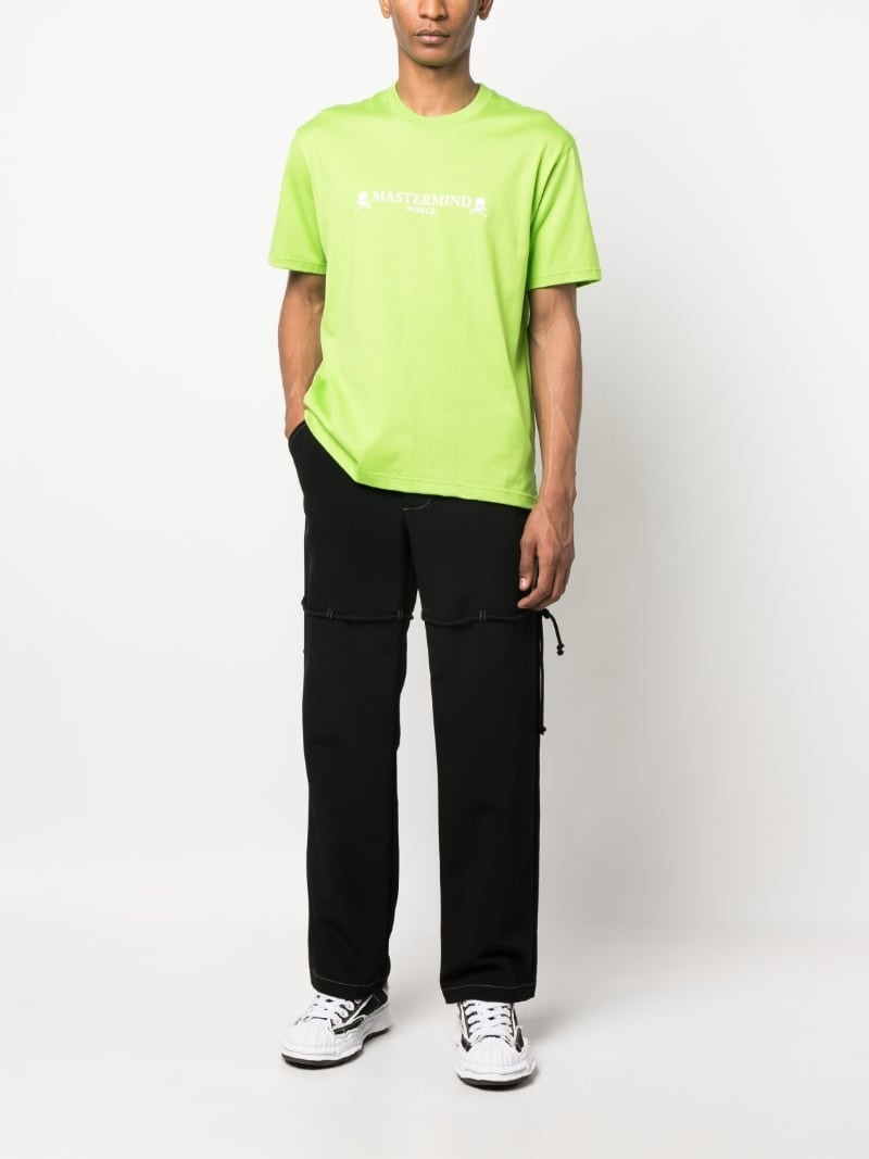 MASTERMIND WORLD skull-print cotton T-shirt outlook