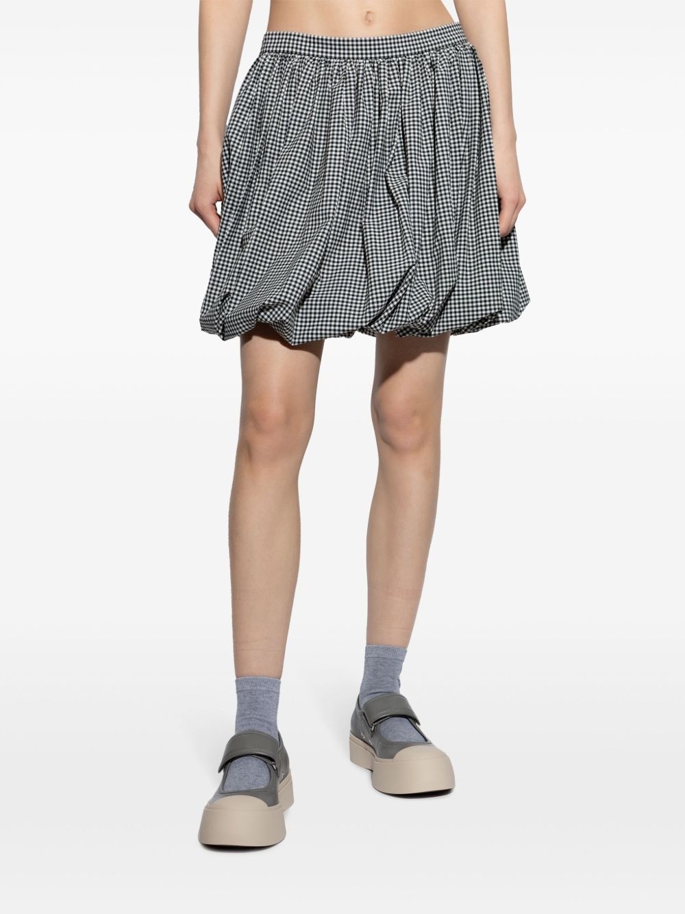 checked mini skirt - 3