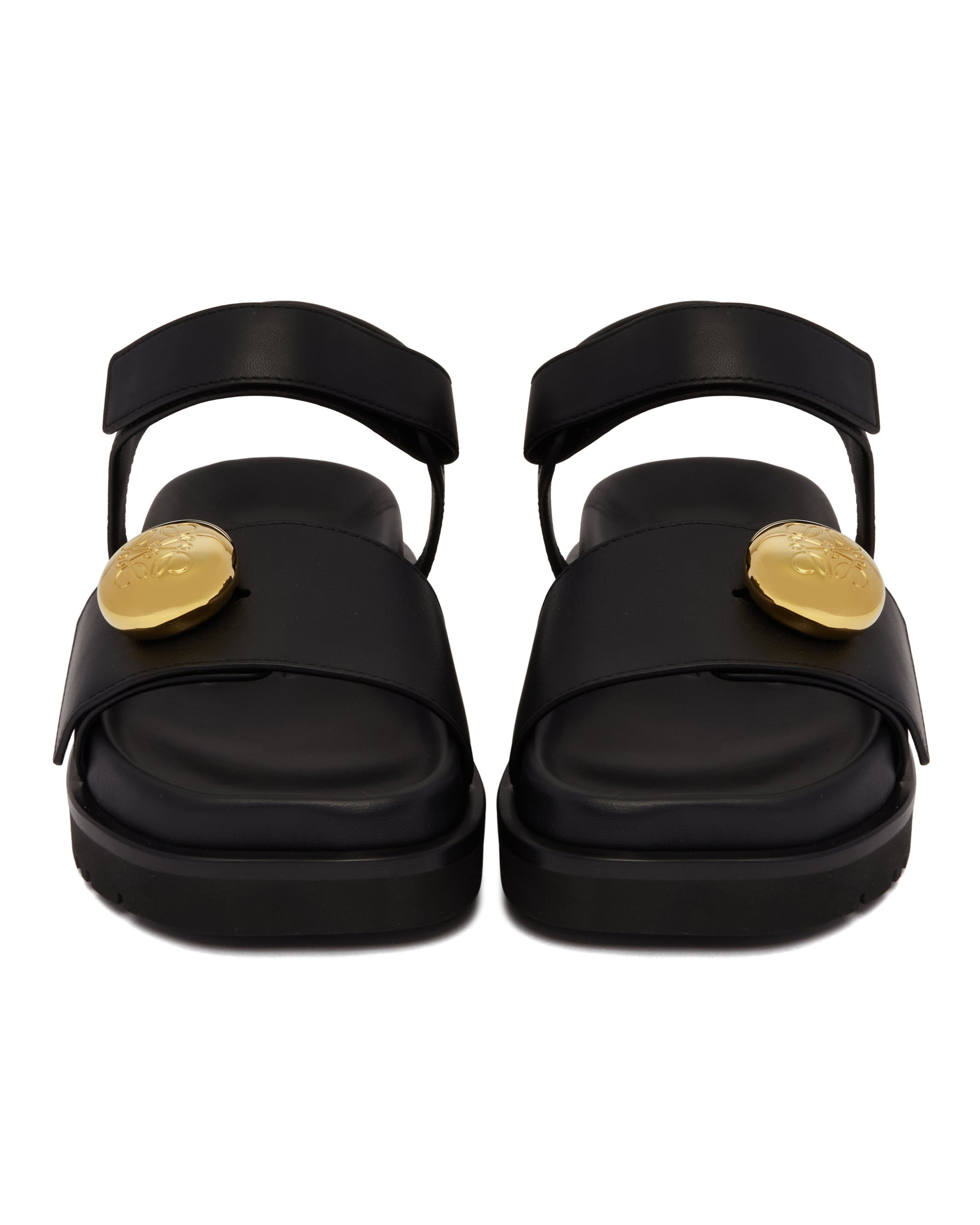 Black Pebble Fussbett Sandals - 4