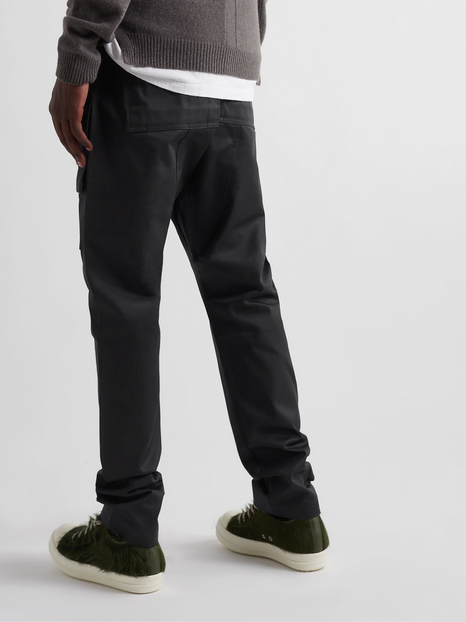 Gethsemane Creatch Cotton-Twill Drawstring Cargo Trousers - 4