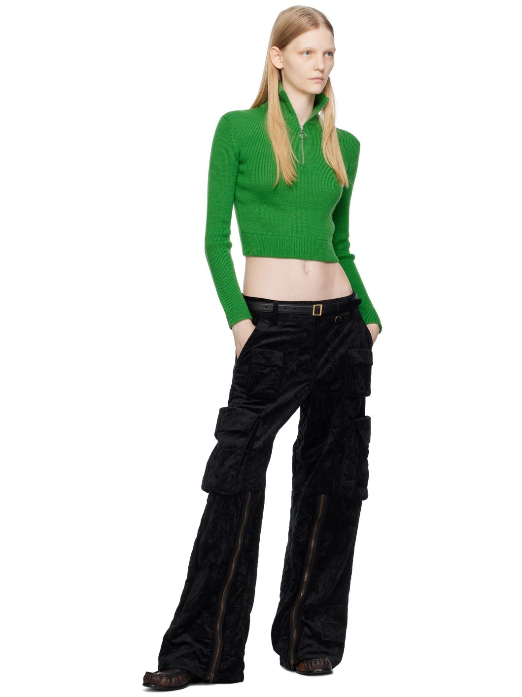 ACNE STUDIOS, Crinkled Velvet Pants, Women