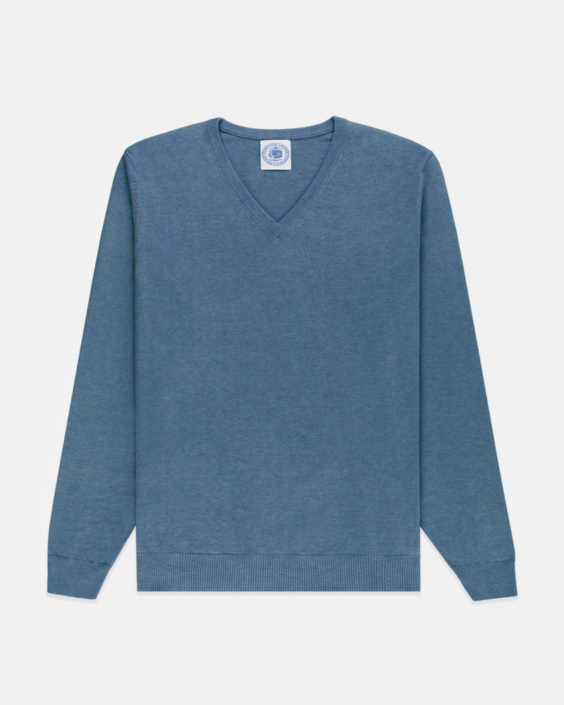 J. PRESS COTTON/CASHMERE V-NECK SWEATER outlook
