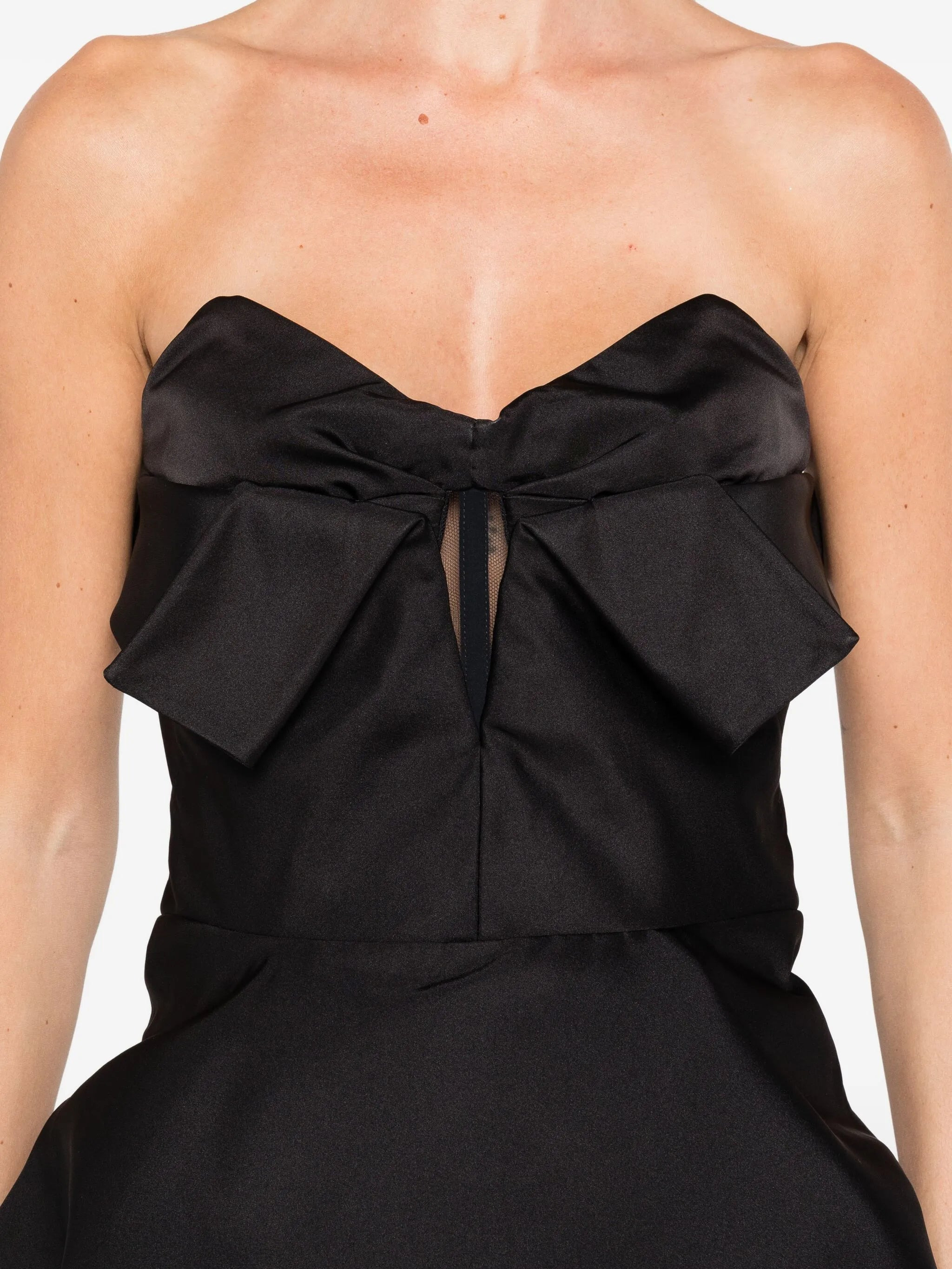 Alexander Mcqueen Bow-detailed Peplum Top - 3
