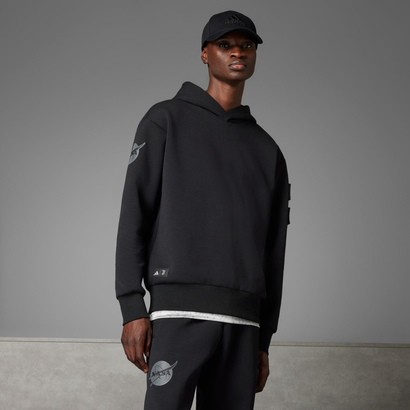 adidas Juventus x NASA-inspired Seasonal Doubleknit Hoodie outlook