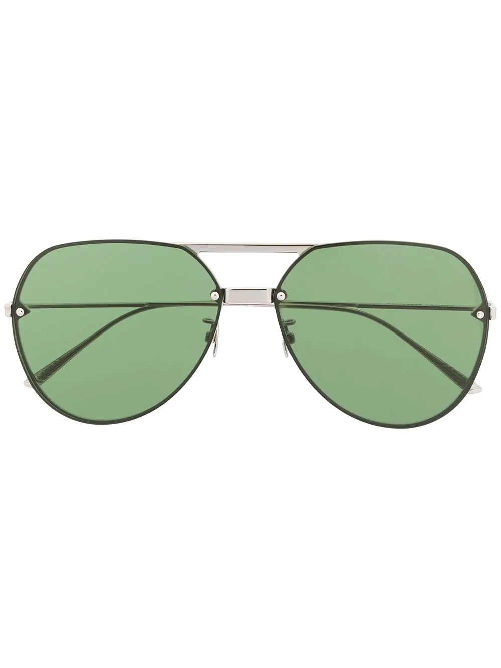 aviator-frame sunglasses - 1