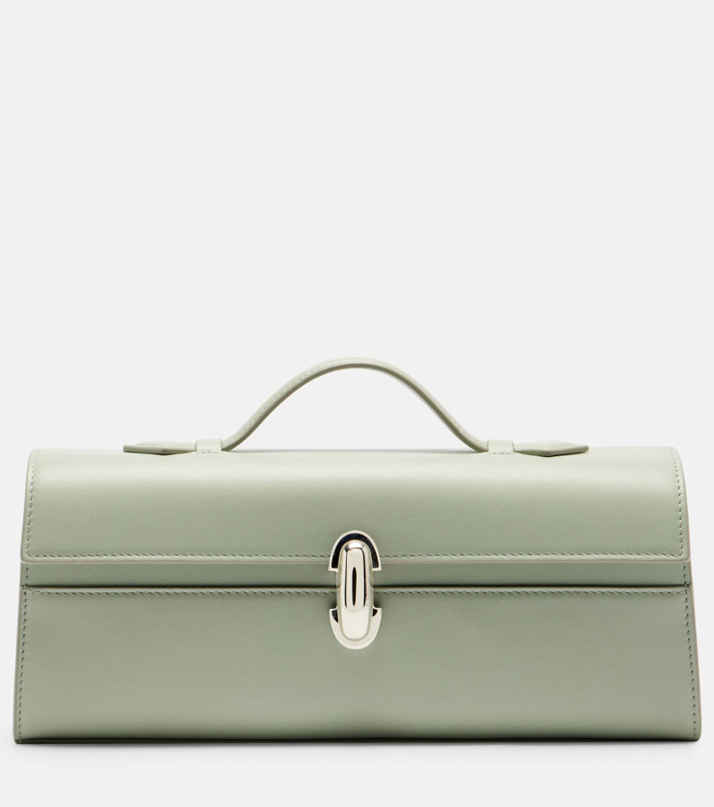 Slim Symmetry leather tote bag 1