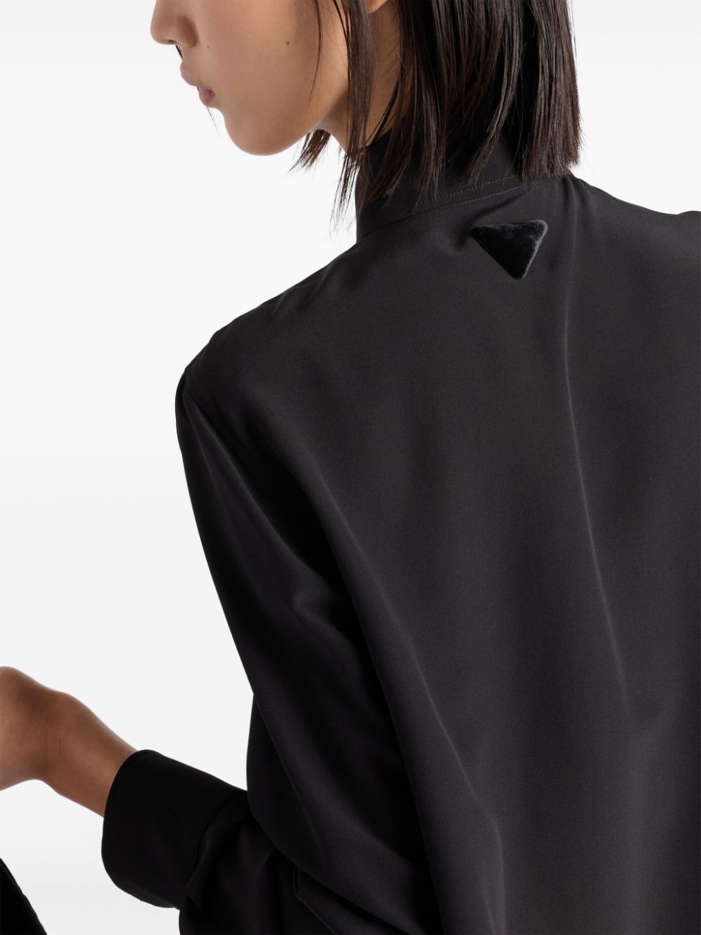bow-detail shirt - 5