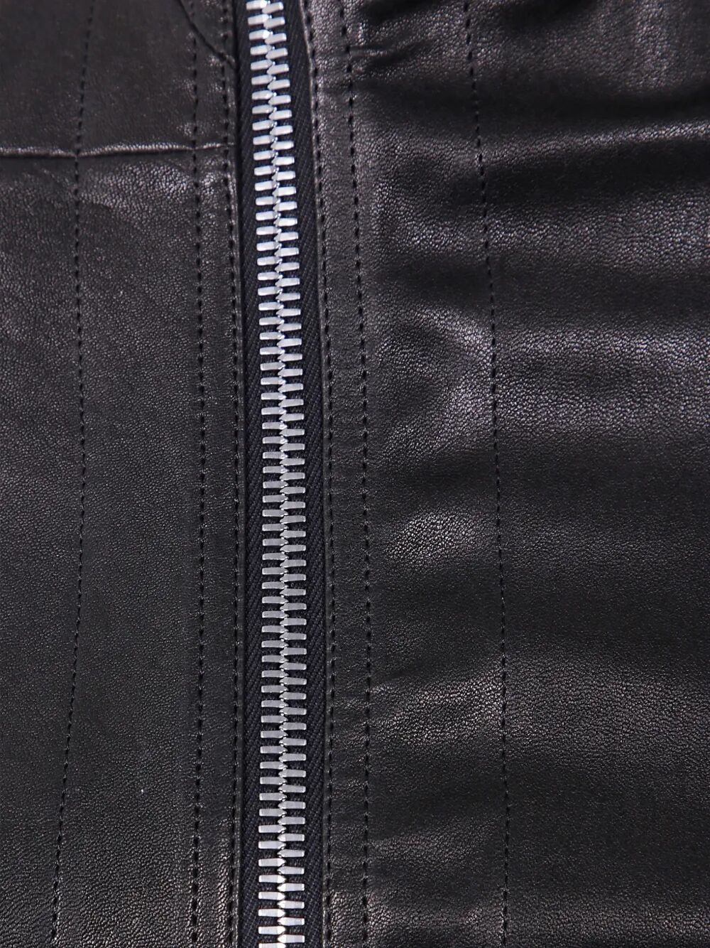 Rick Owens Women "Gary" Leather Jacket - 6