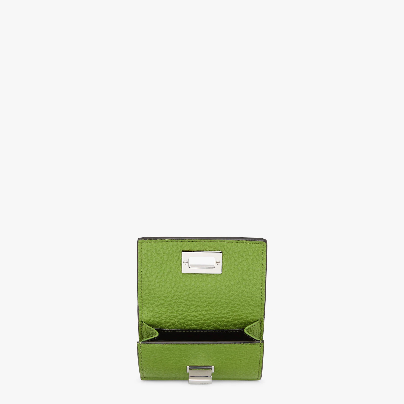 Compact, tri-fold Peekaboo Selleria wallet with large internal banknote compartment and three concea - 3