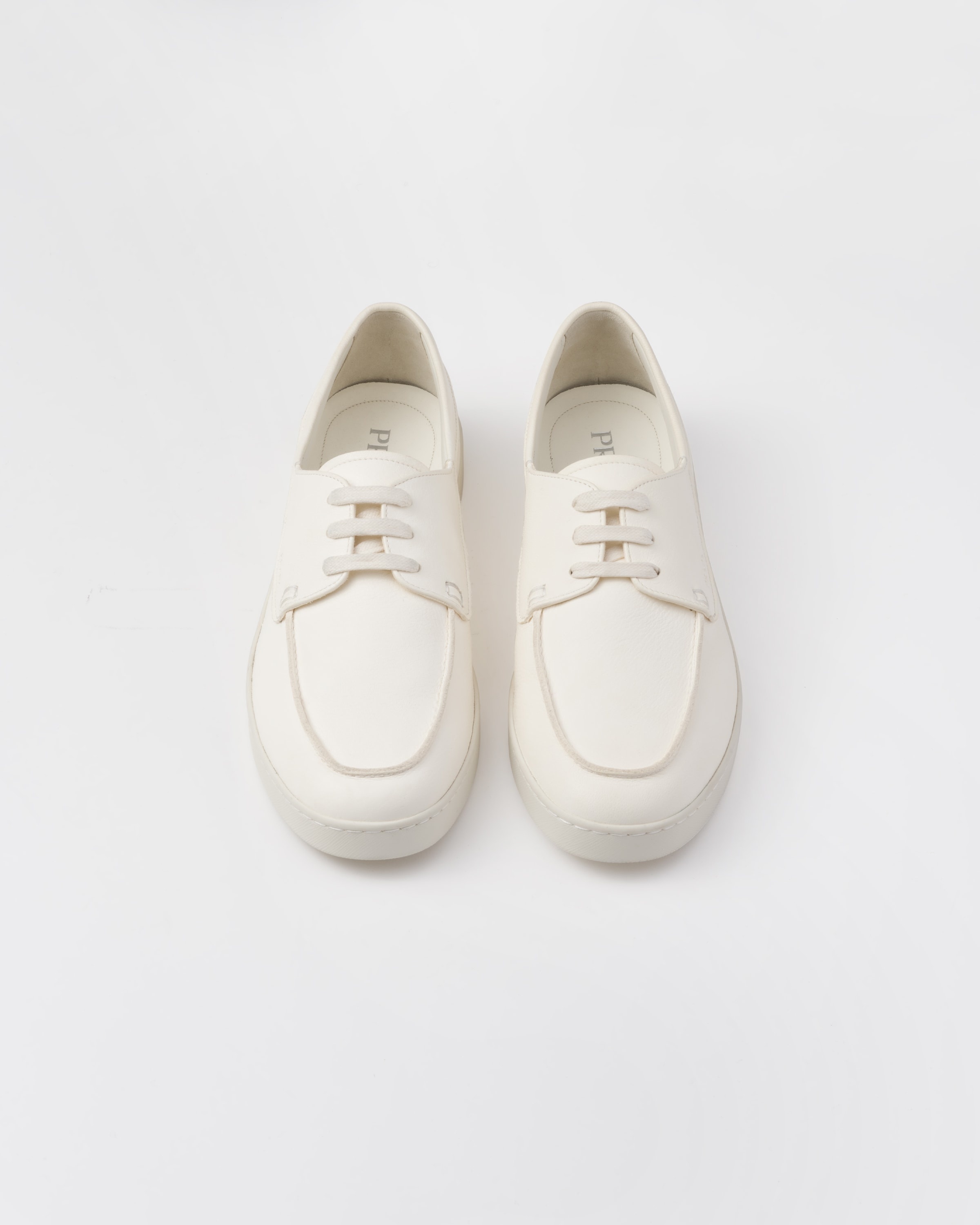 Leather lace-up shoes - 4