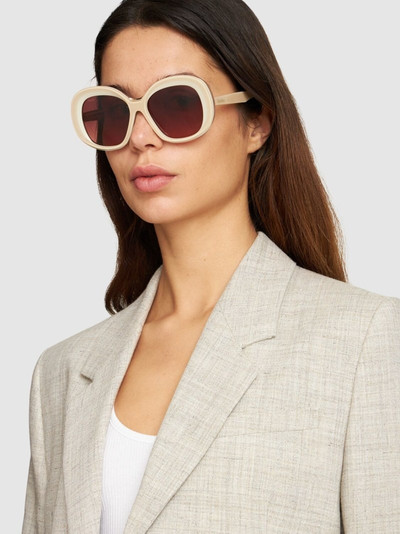 Max Mara Edna round acetate sunglasses outlook