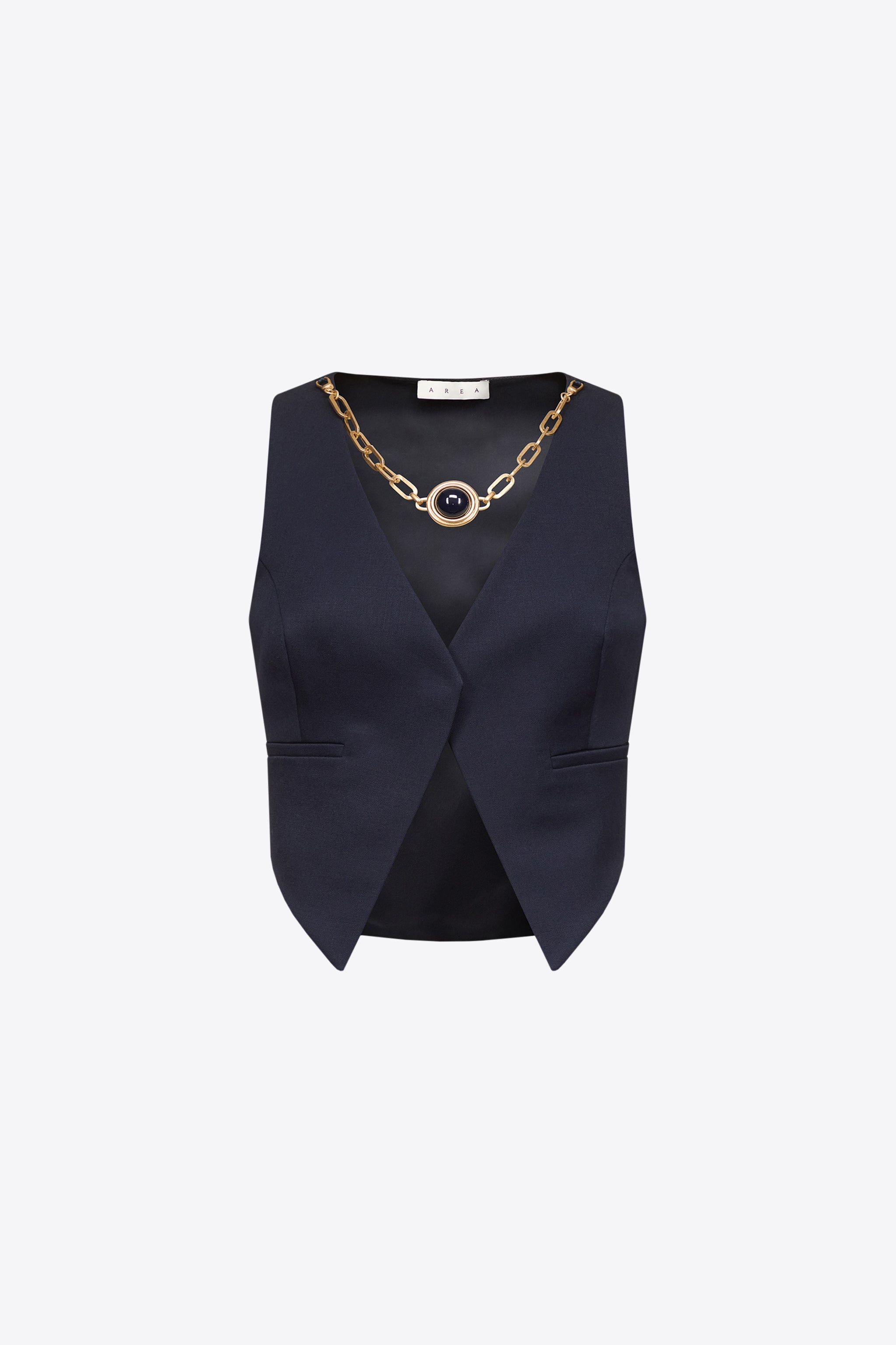 GEMSTONE NECKLACE GILET - 1