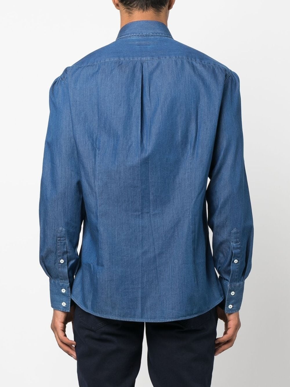 denim cotton shirt - 4