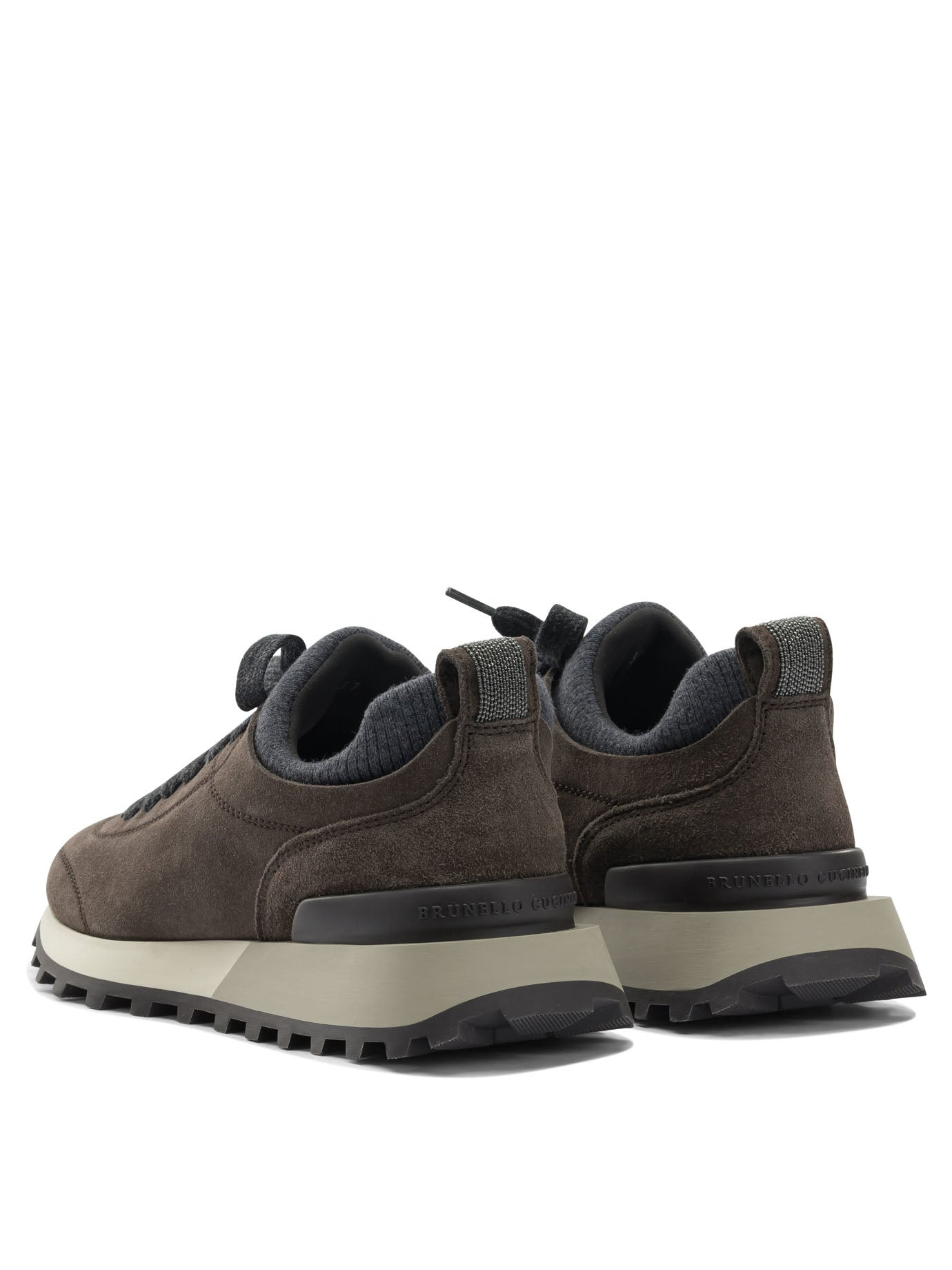 Brunello Cucinelli Women Suede Sneaker - 4