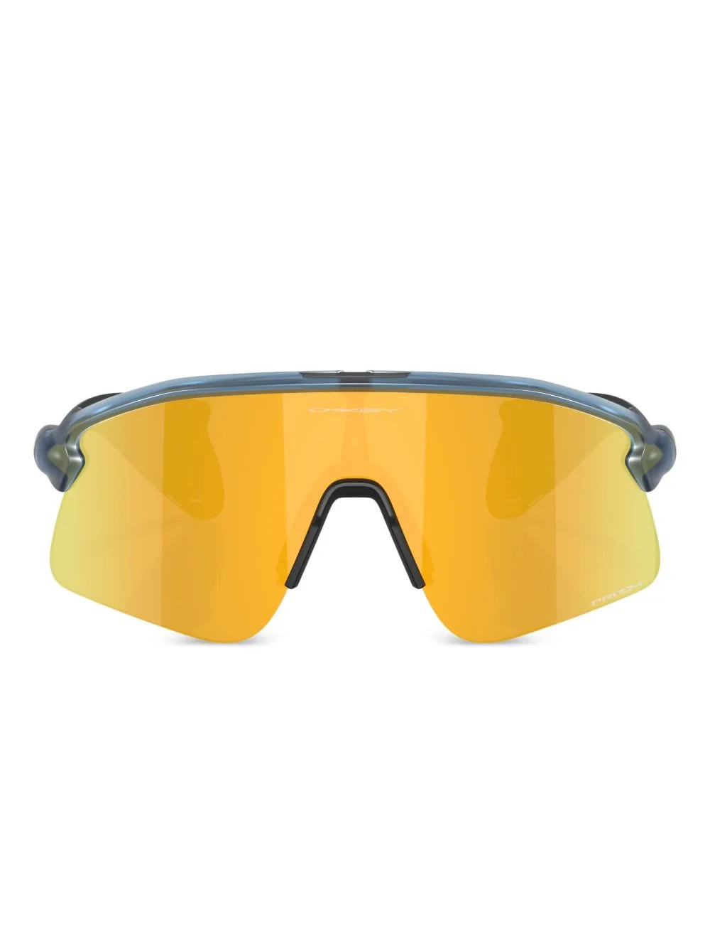 transparent-frame shield sunglasses - 1