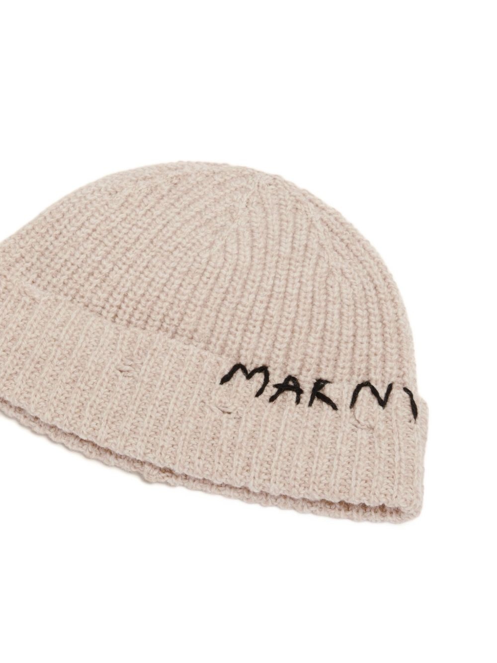logo-embroidered beanie hat - 3