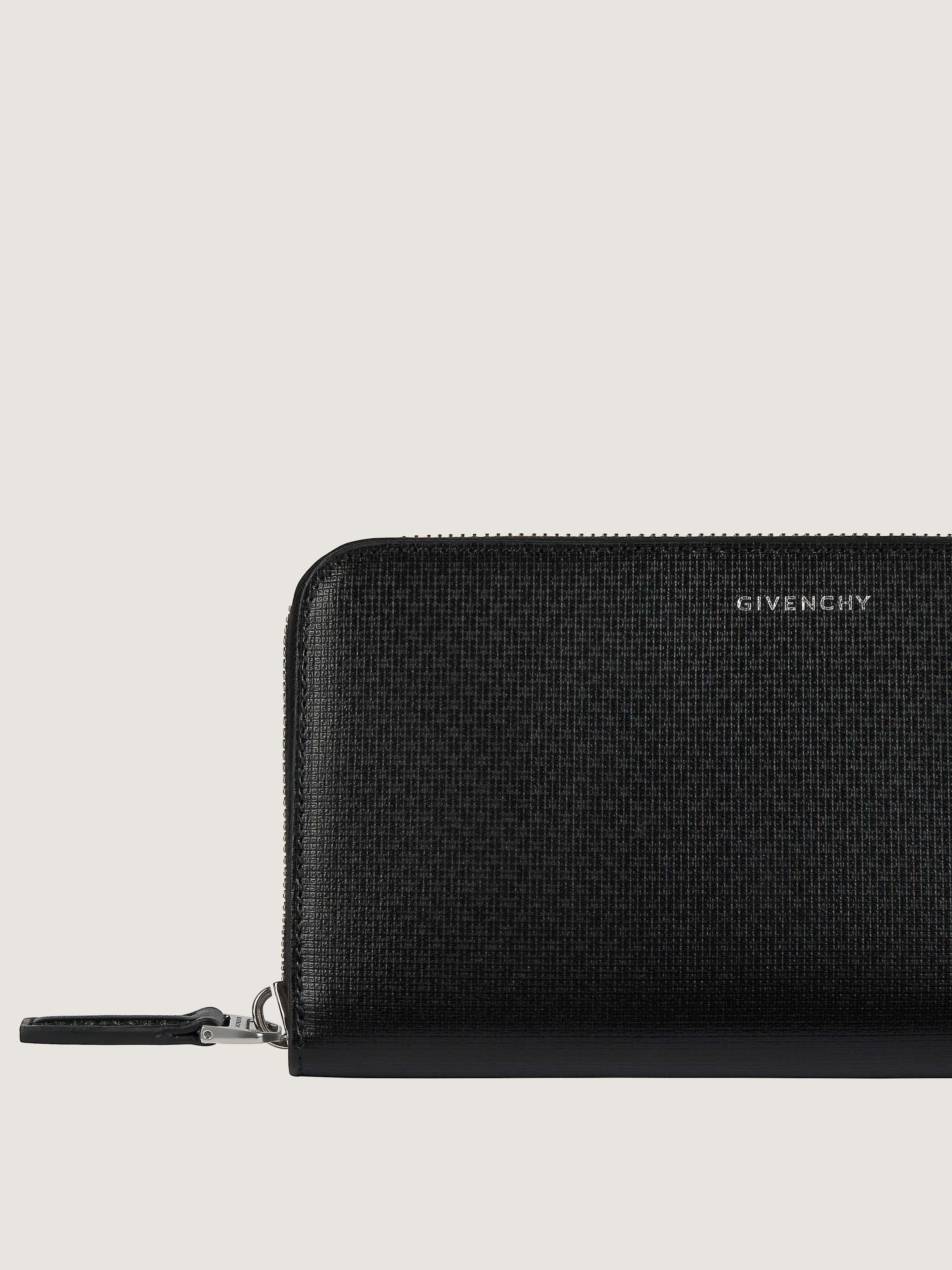 ZIPPED WALLET IN 4G CLASSIC LEATHER - 5