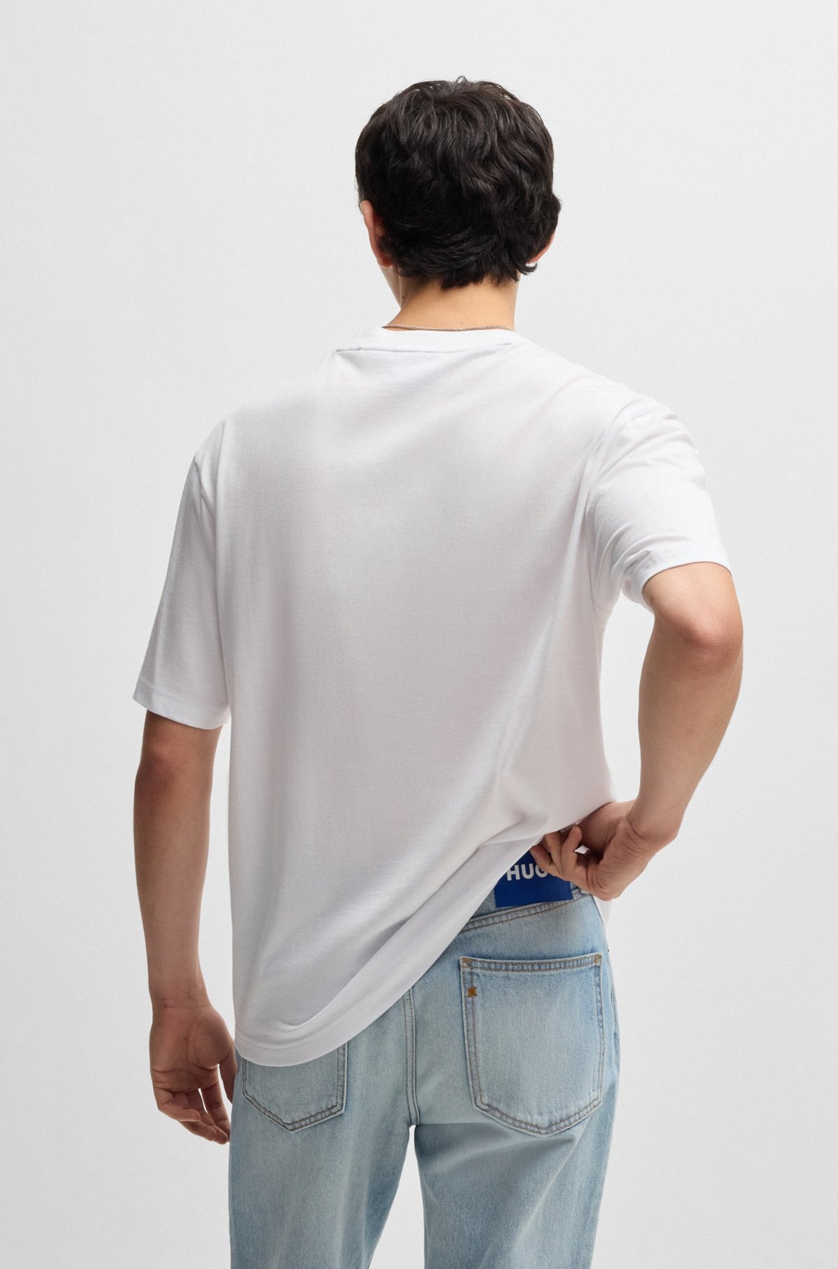 COTTON-JERSEY REGULAR-FIT T-SHIRT WITH SEASONAL ARTWORK - 5