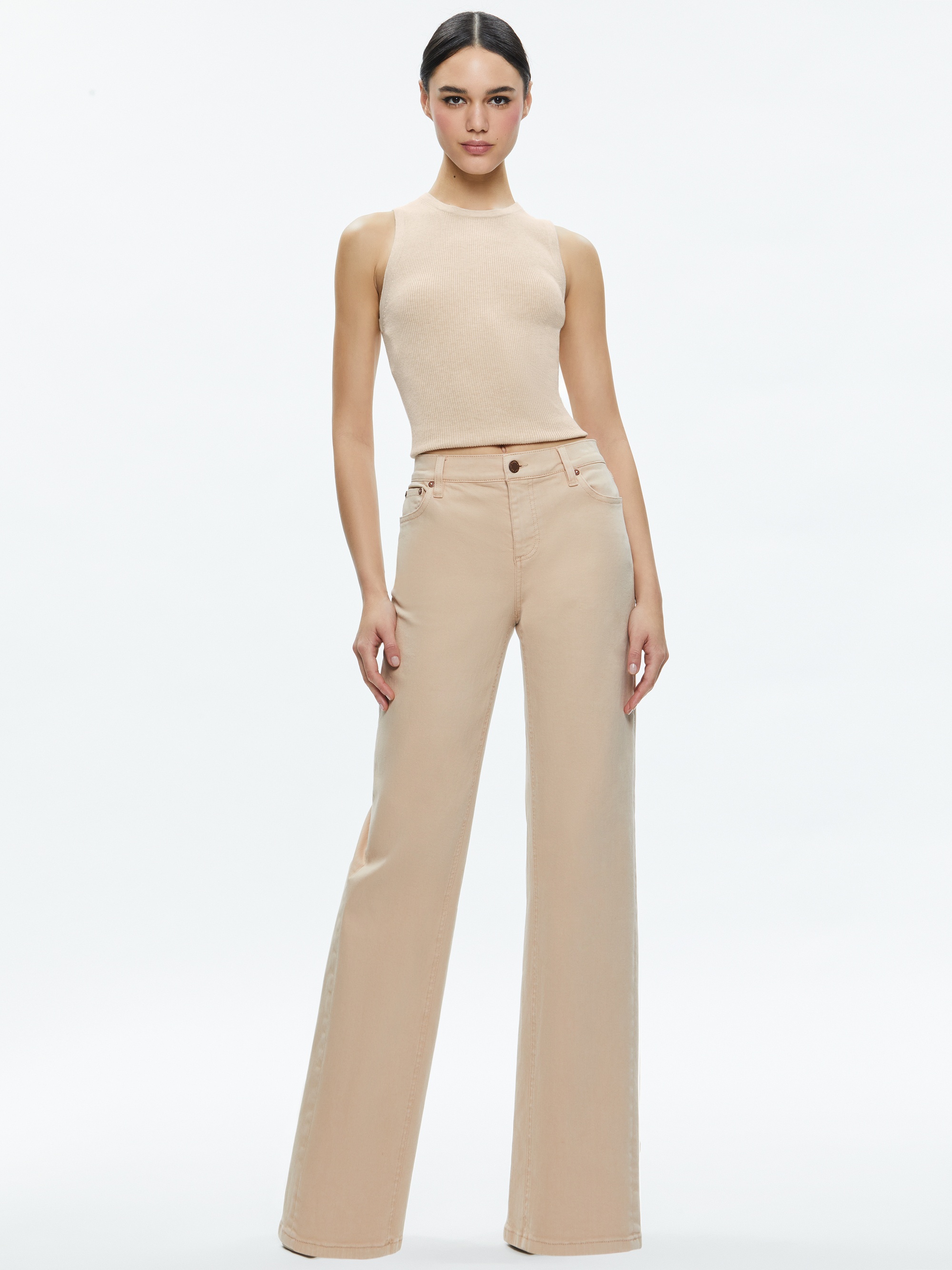 ERNIE LOW RISE BUCKLE BACK BAGGY JEAN - 6