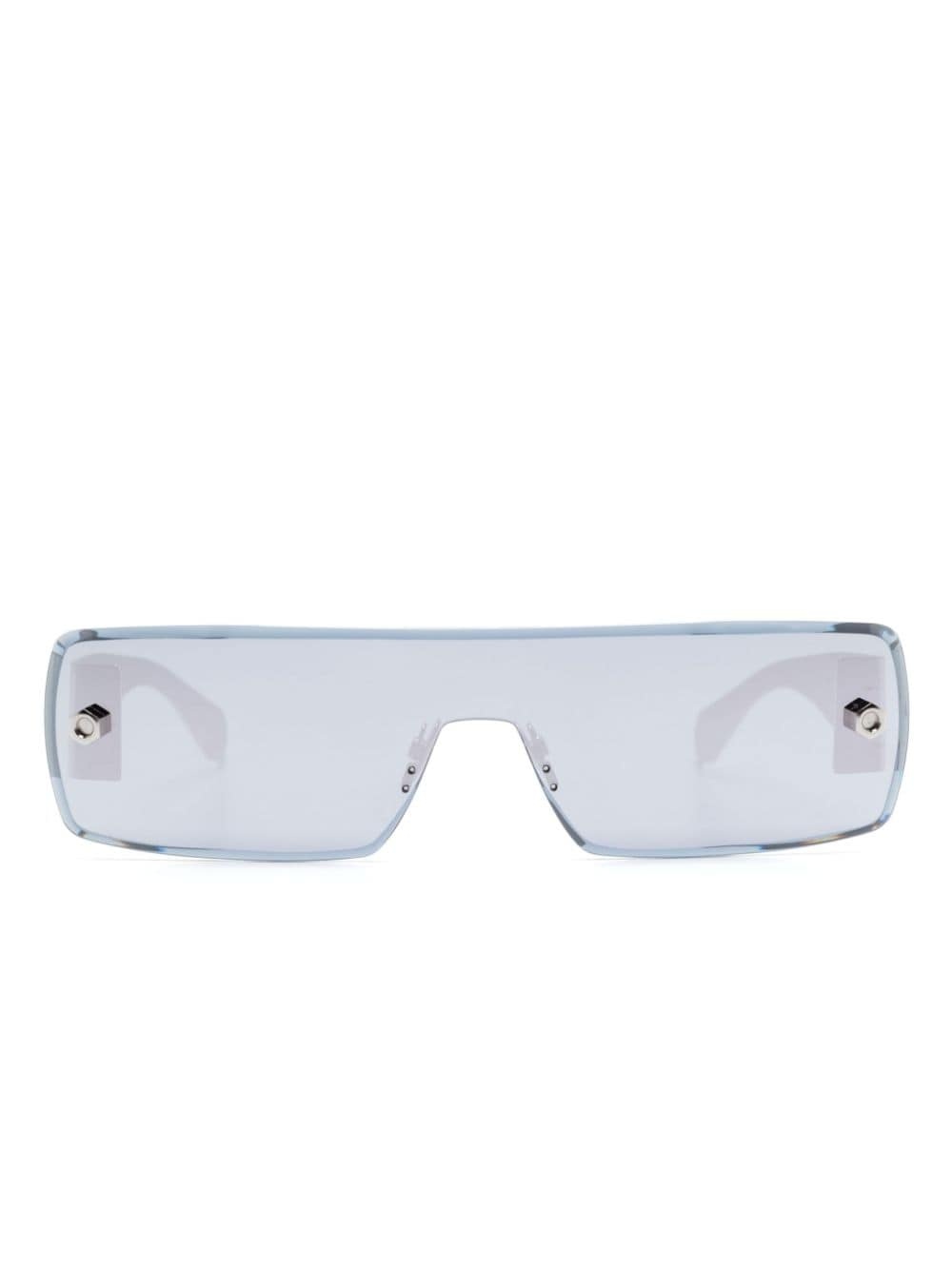 narrow mask sunglasses - 1