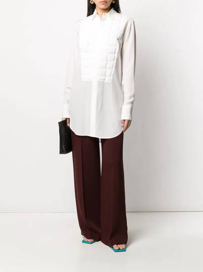 Bottega Veneta padded chest buttoned blouse outlook