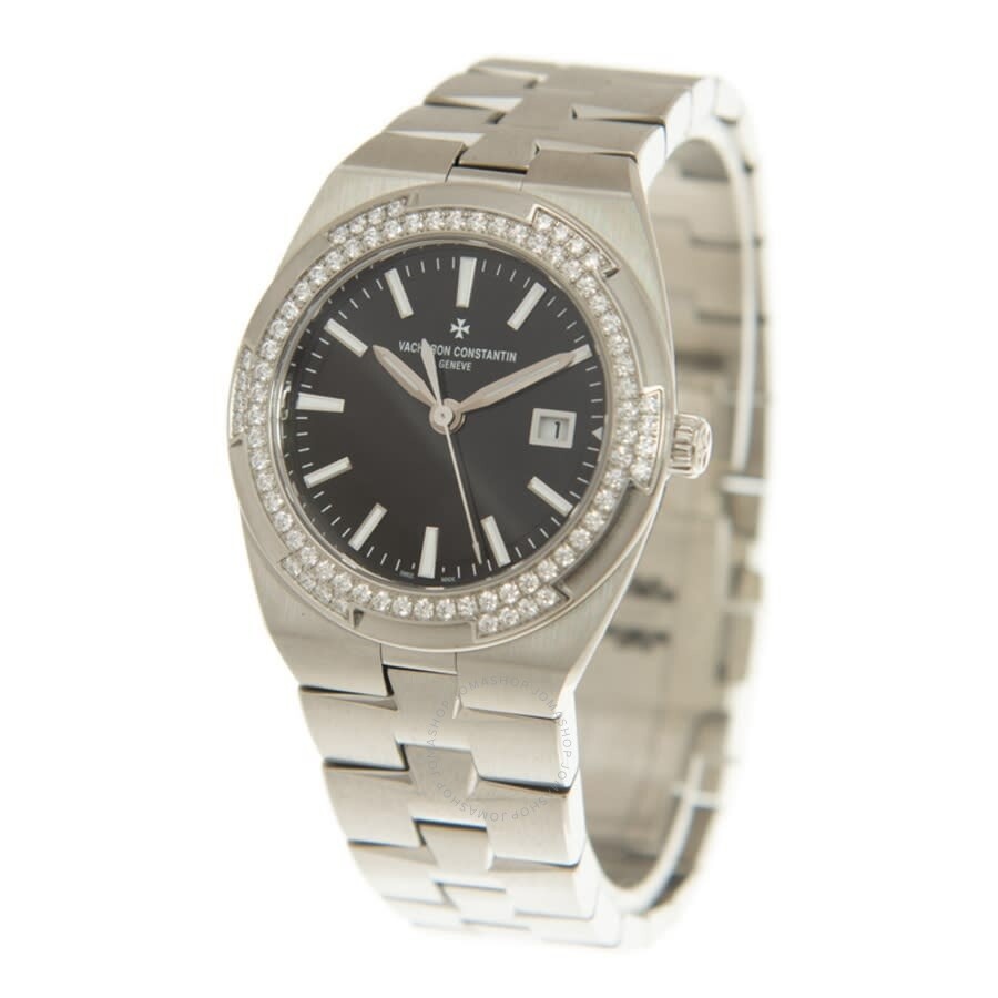 Vacheron Constantin Overseas Quartz Diamond Black Dial Ladies Watch 1205V/100A-B591 - 4