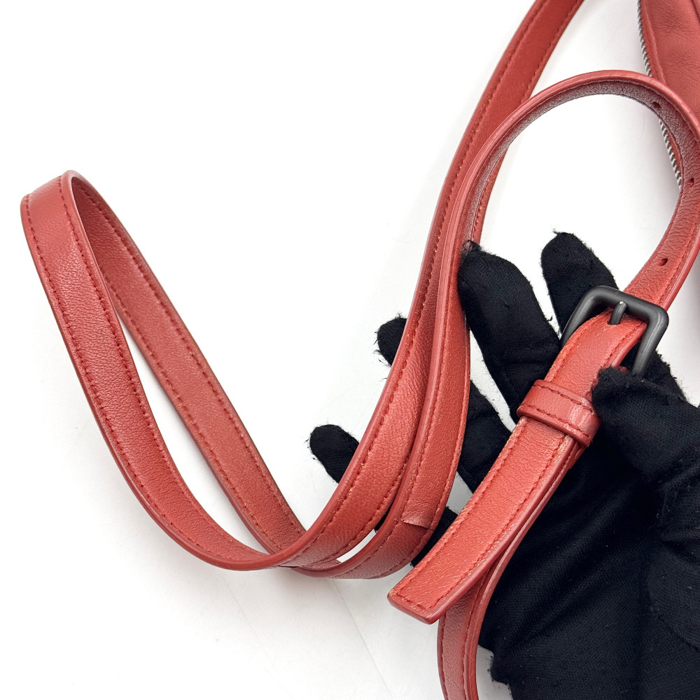 Bottega - Bottega Veneta Orange Square Crossbody Bag - 7